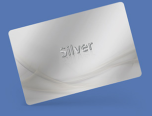 Дисконтная карта «Silver», лицевая сторона